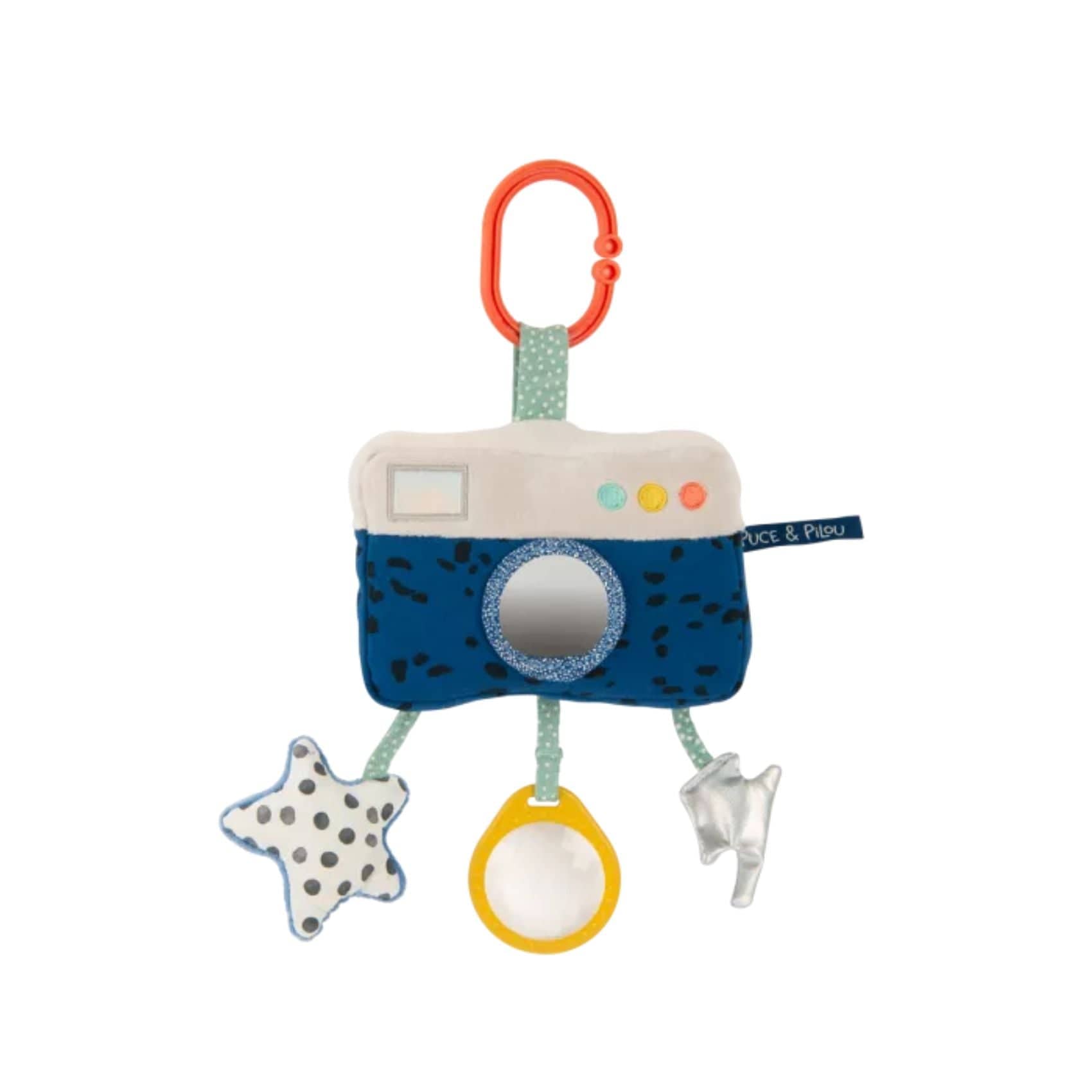 Moulin Roty Juguetes de actividades para bebés Camara de fotos de actividades para colgar Puce & Pilo - Moulin Roty 684027