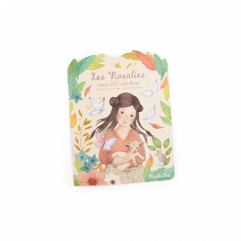 MOULIN ROTY Libro Actividades Cuaderno de pegatinas Rosalies - Moulin Roty 710185
