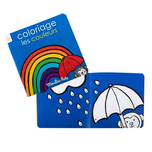 MOULIN ROTY Libros Cuaderno para pintar los colores Popipop 661606