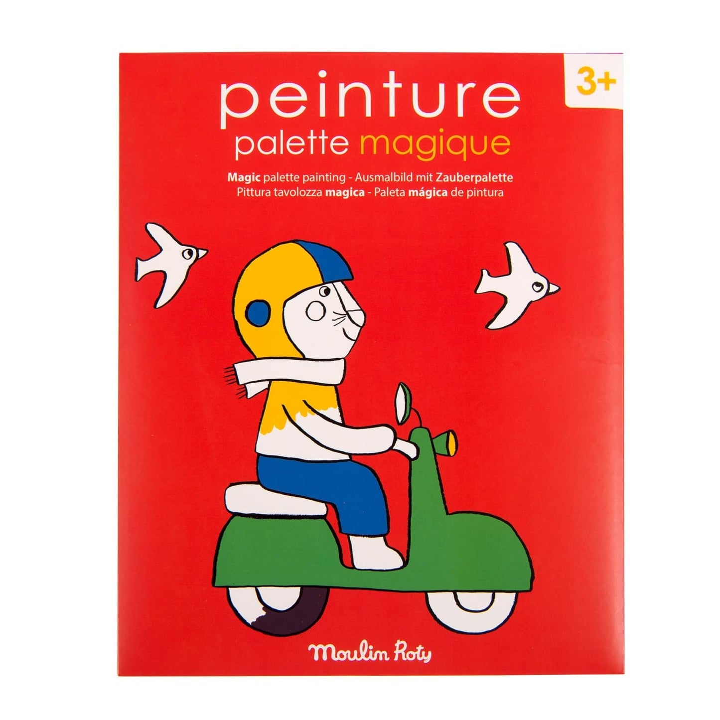 MOULIN ROTY Libros para pintar Paleta mágica de pintura Les Popipop - Moulin Roty 661610