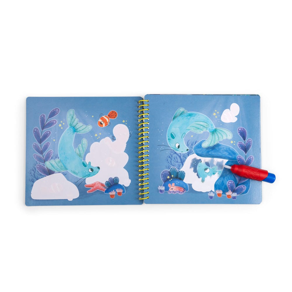 MOULIN ROTY Libros para pintar Pintura con pincel mágico Les Aventures de Paulie - Moulin Roty 676600