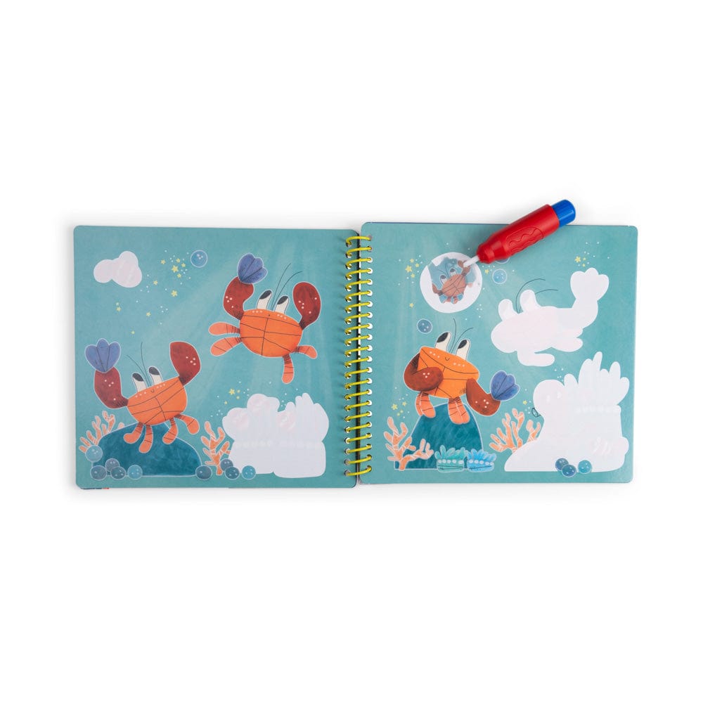 MOULIN ROTY Libros para pintar Pintura con pincel mágico Les Aventures de Paulie - Moulin Roty 676600