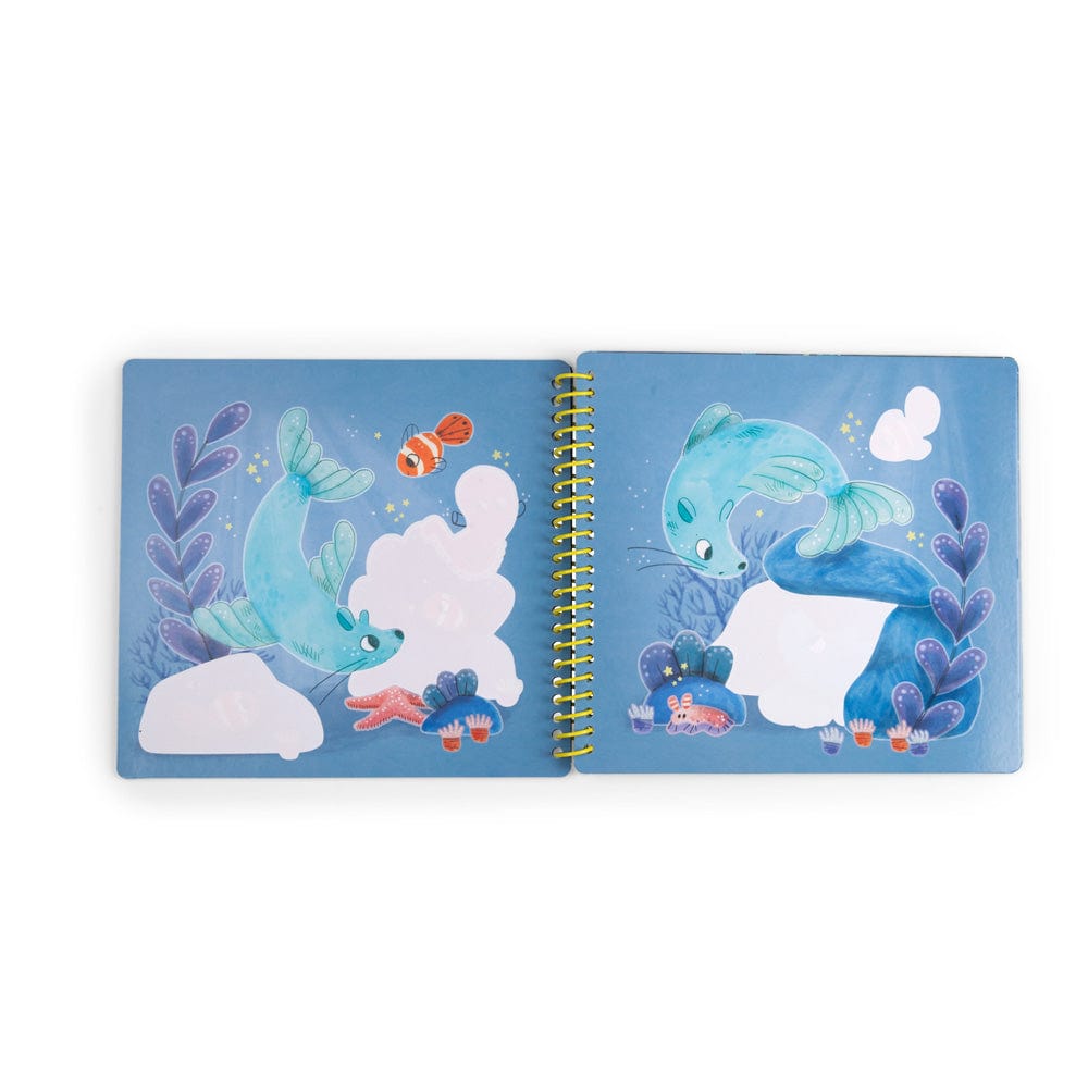 MOULIN ROTY Libros para pintar Pintura con pincel mágico Les Aventures de Paulie - Moulin Roty 676600