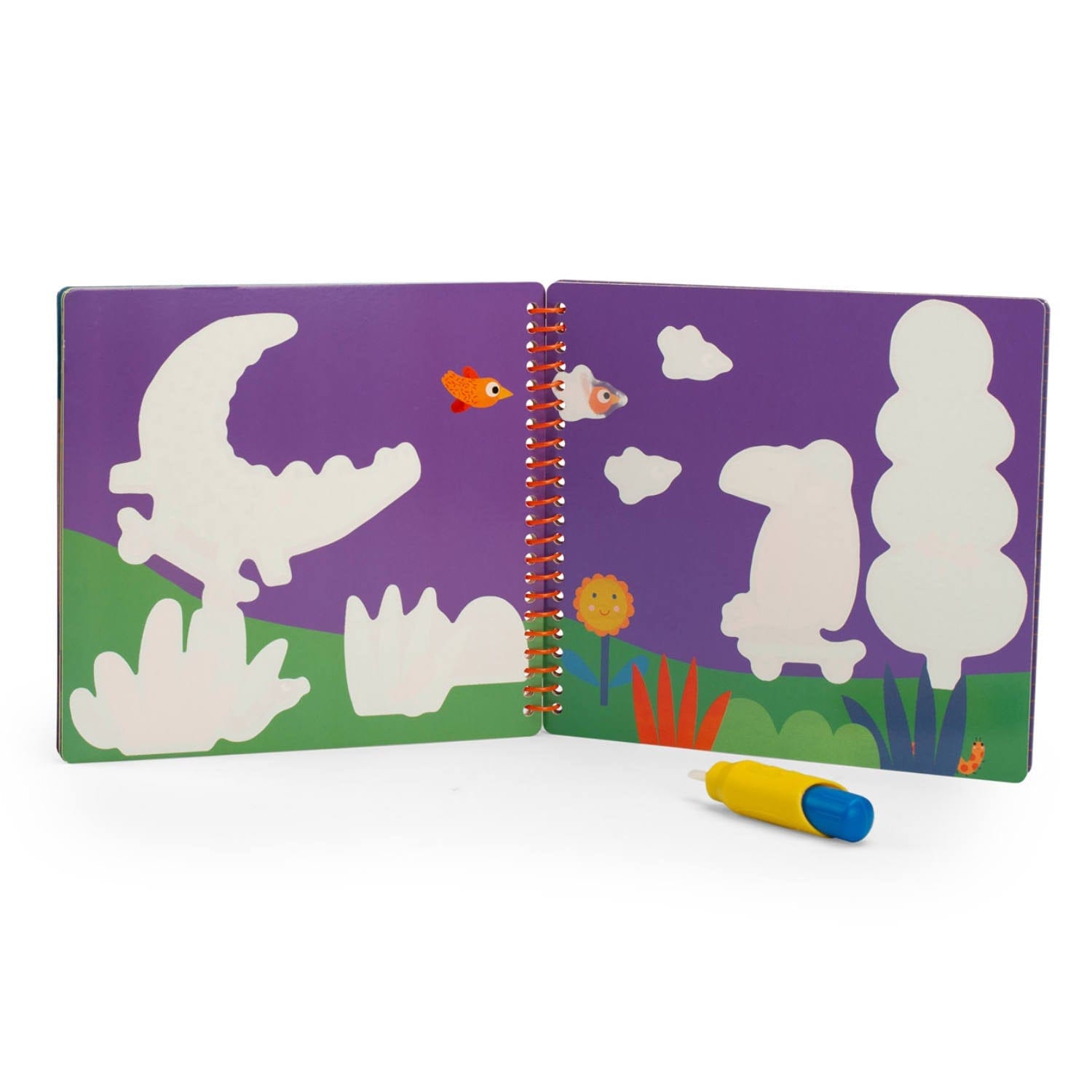 MOULIN ROTY Libros para pintar Pintura con pincel mágico Les Toupitis - Moulin Roty 679600