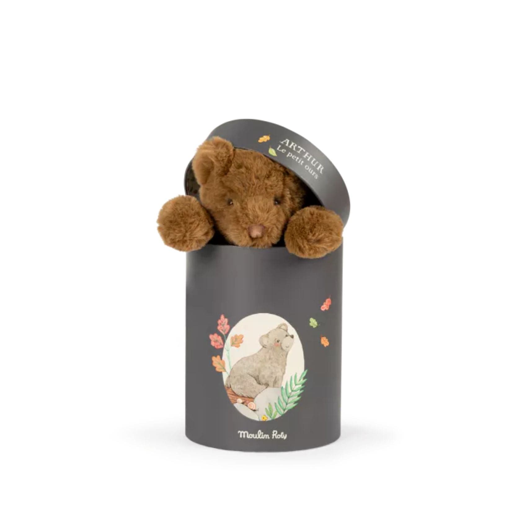 Moulin Roty Peluches Muñeco oso Arthur en caja / Arthur et Louison - Moulin Roty 680037