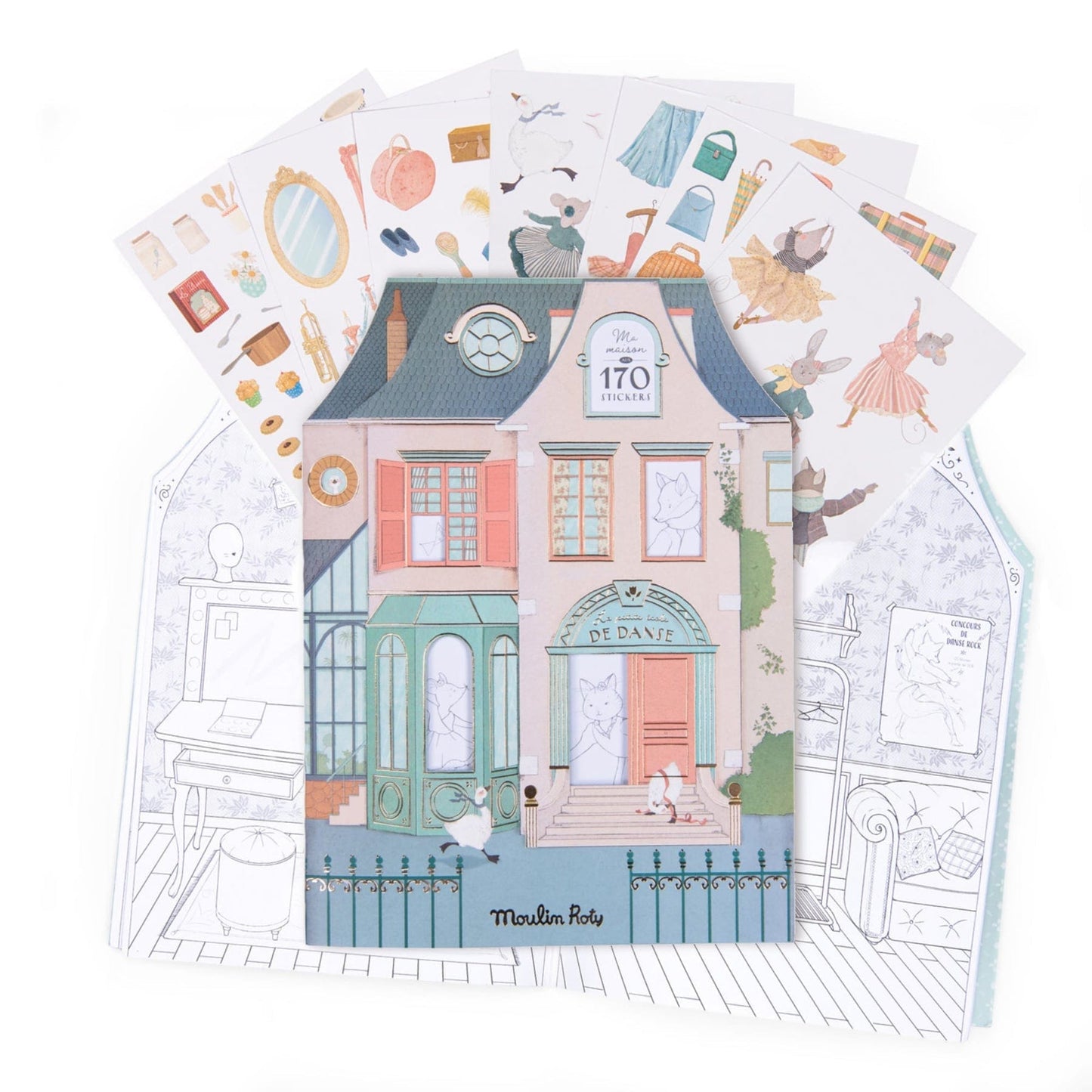 MOULIN ROTY Sticker Cuaderno de stickers La escuela de danza - Moulin Roty 667600