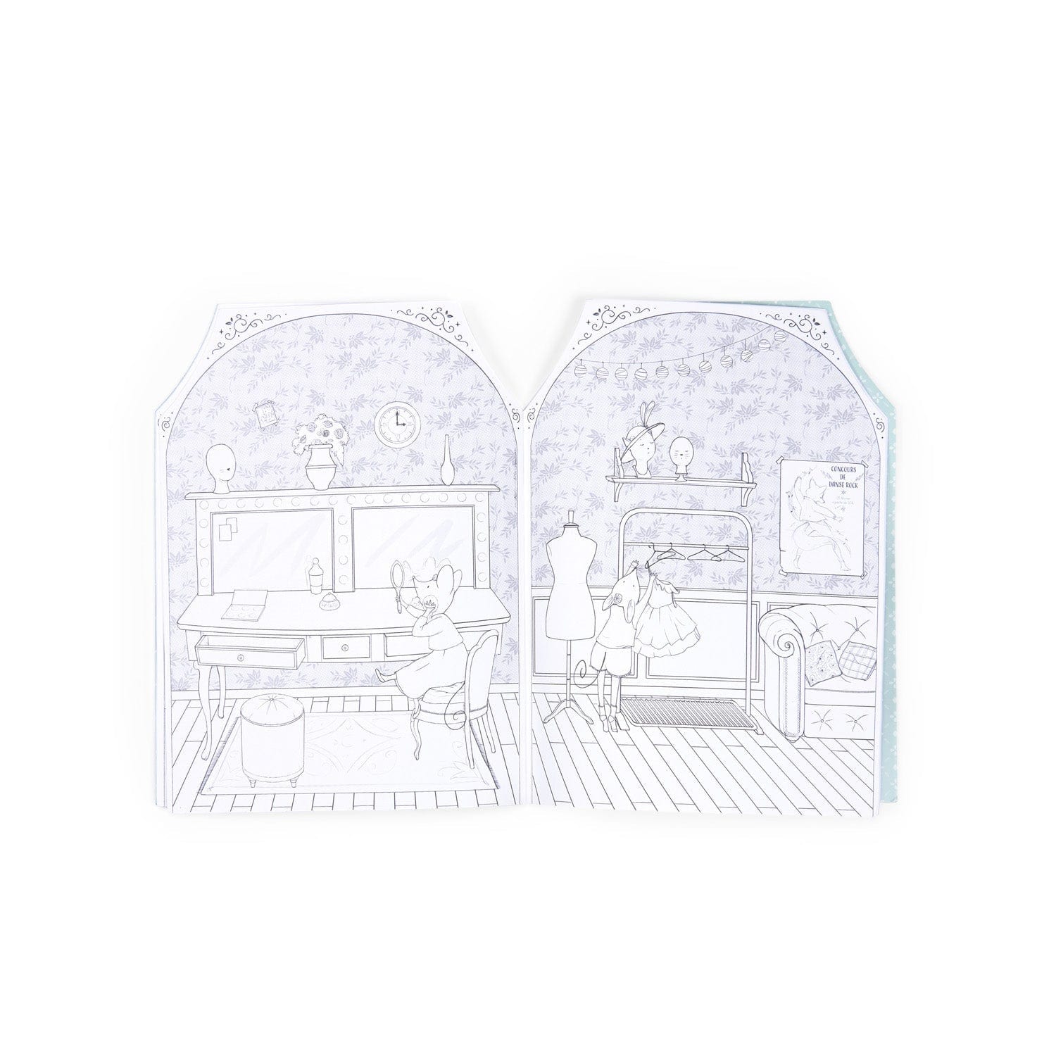 MOULIN ROTY Sticker Cuaderno de stickers La escuela de danza - Moulin Roty 667600