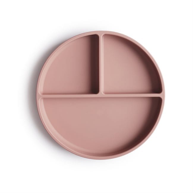 Mushie Alimentación Bowl de silicona con compartimientos y succión blush - Mushie MU2320019