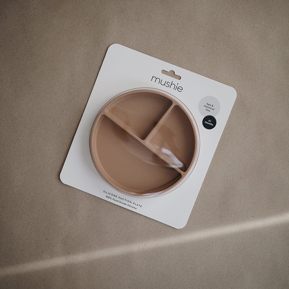 Mushie Alimentación Bowl de silicona con compartimientos y succión blush - Mushie MU2320019