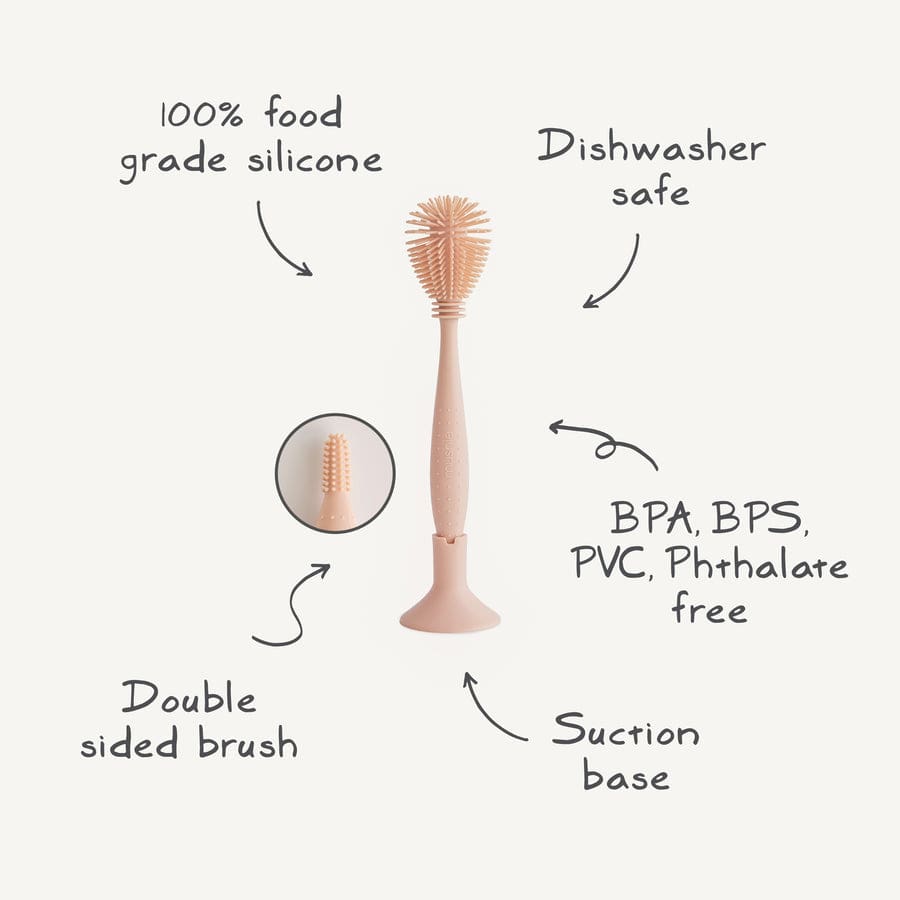 Mushie Alimentación Cepillo de Silicona para mamaderas de Bebé - Mushie MU101730