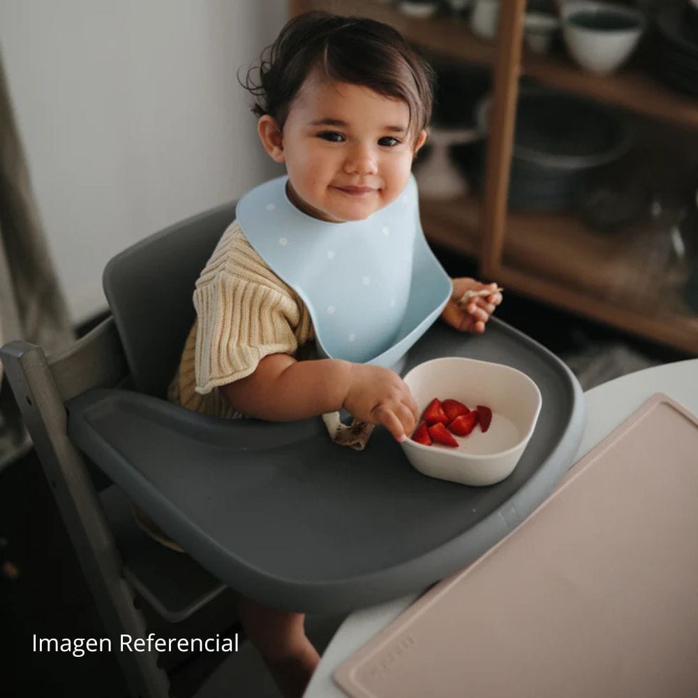 Mushie Alimentación Set Bolw cuadrado Ivory - Mushie MU2314094