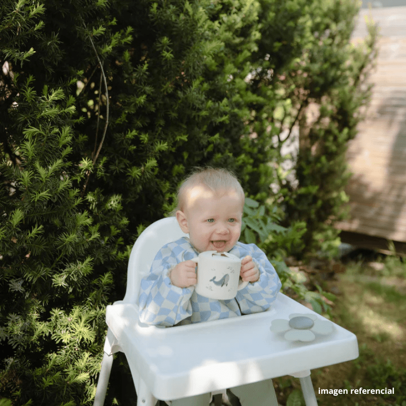 Mushie Alimentación Taza de snack Ballena - Mushie MU101740