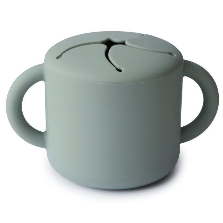 Mushie Alimentación Taza de snack Cambridge Blue - Mushie MU2340031
