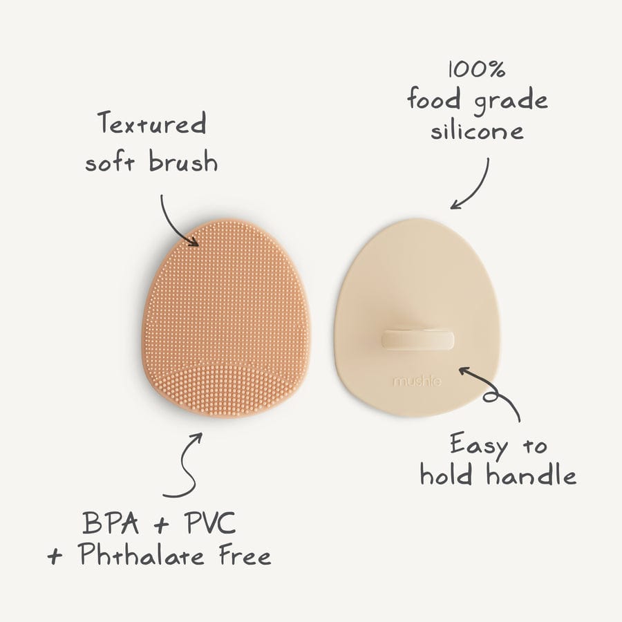 Mushie Artículos para el baño Cepillos para costra láctea 2 unidades - Mushie MU101525