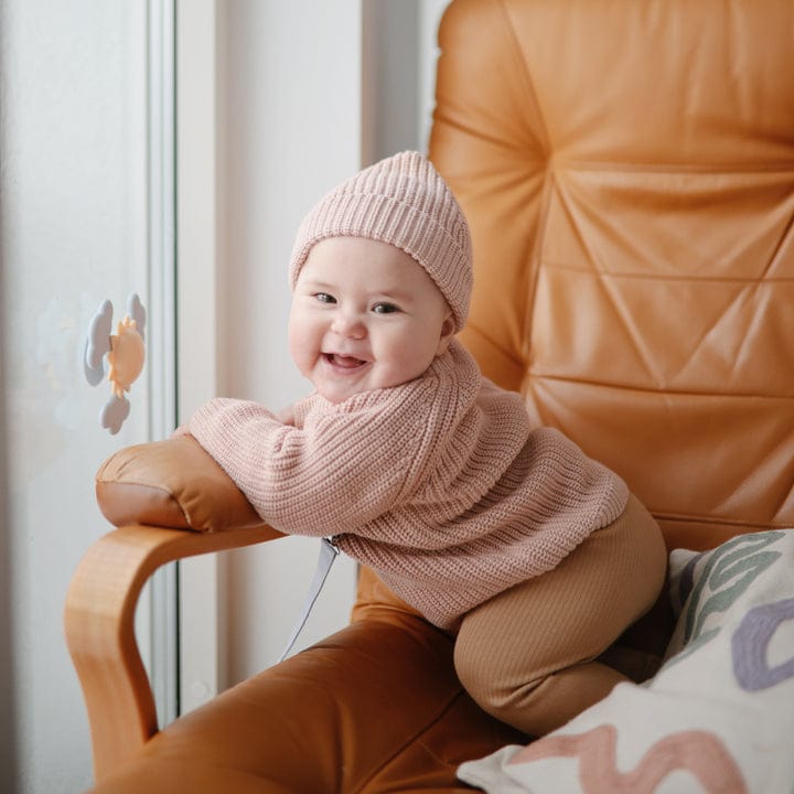 Mushie Juguetes de actividades para bebés Juguete giratorio de succión Sol- Mushie MU101584