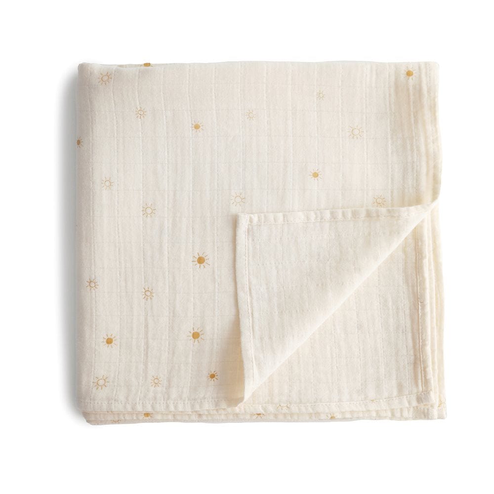 Mushie Manta Manta swaddle muselina sol - Mushie MU2200197