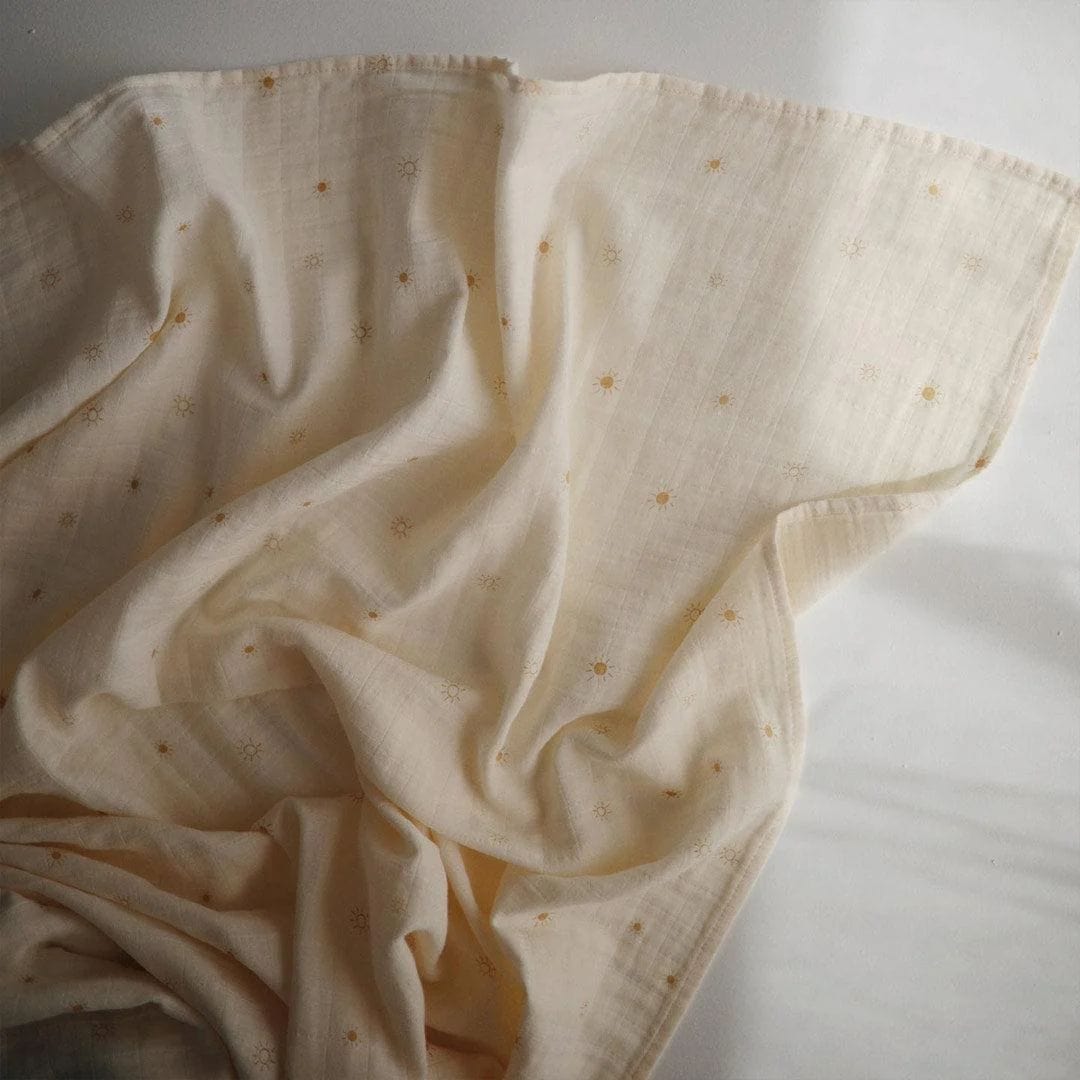 Mushie Manta Manta swaddle muselina sol - Mushie MU2200197