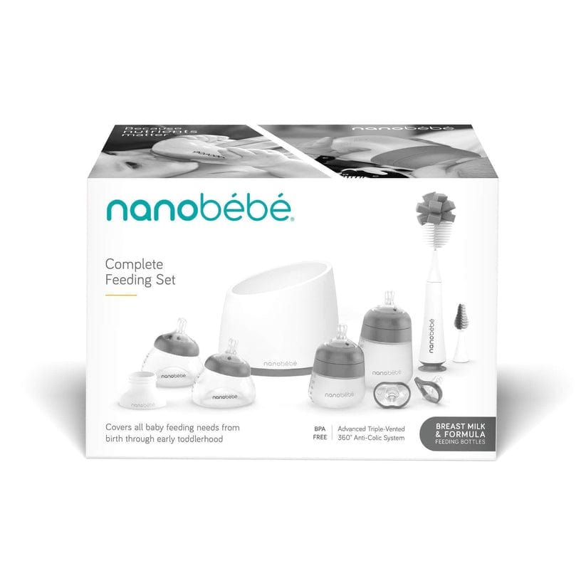 Nanobebe Alimentación Set de inicio completo mamadera color turquesa - Nanobebe FUS9013112