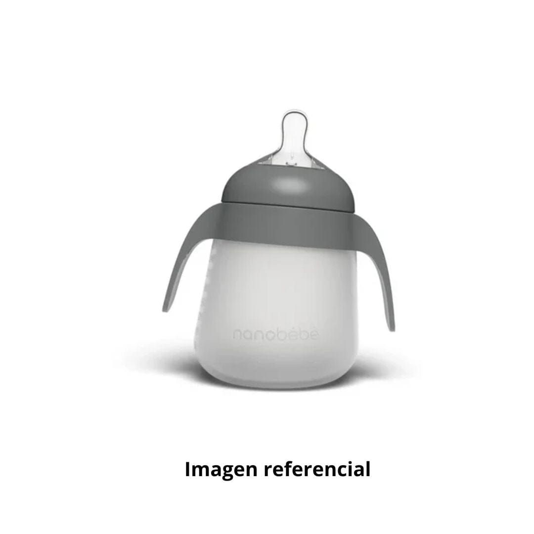 Nanobebe Mamadera Pack 2 asas para mamadera / Gris - Nanobebé FUS1094215