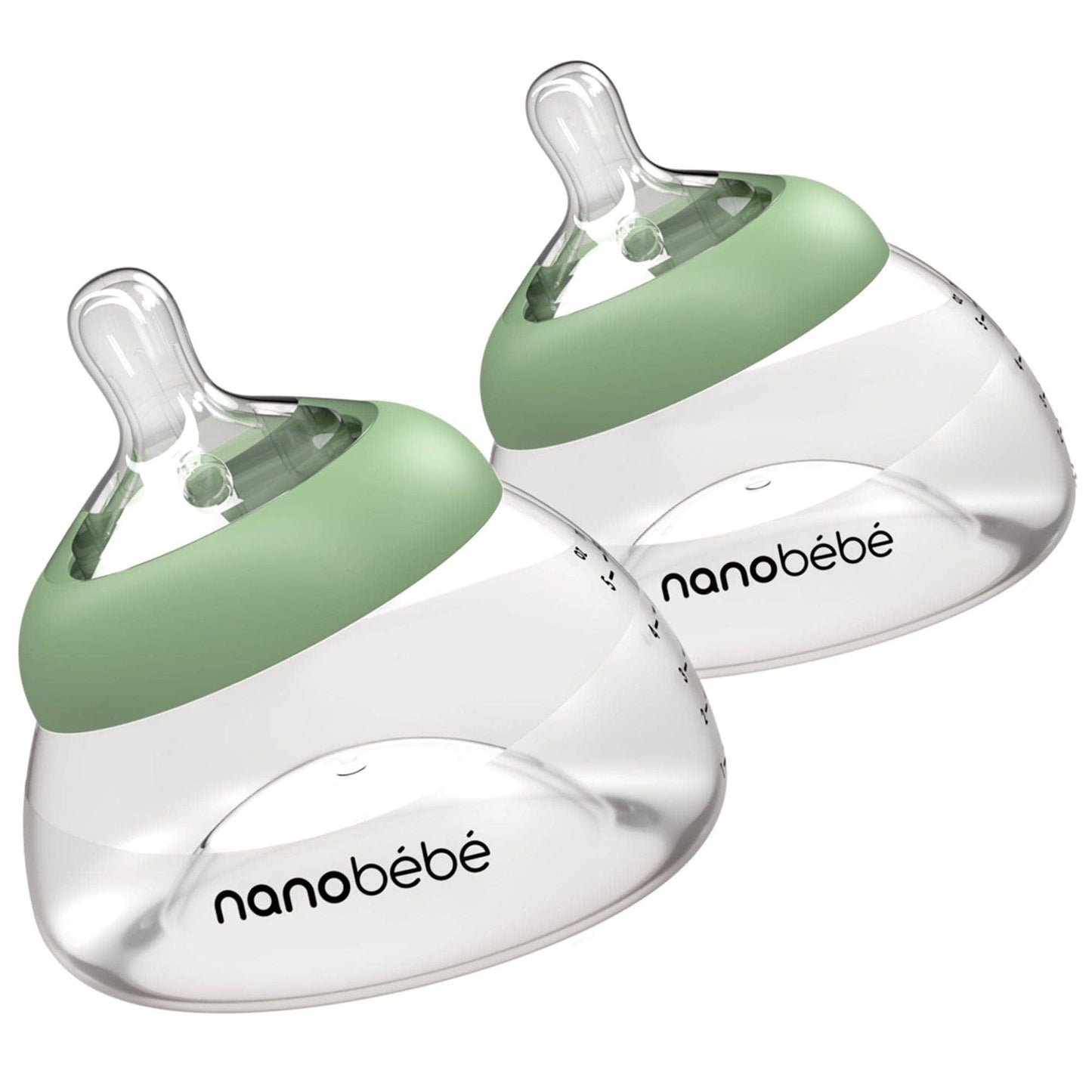 Nanobebe Mamadera Pack de 2 mamaderas salvia GEN2 de 150 ml - Nanobebe FUS1020218