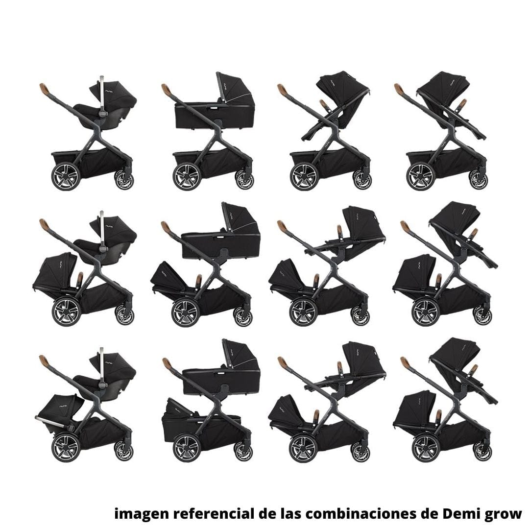 Nuna Coche Coche de paseo Demi Grow caviar - Nuna 2200ST08113CVR