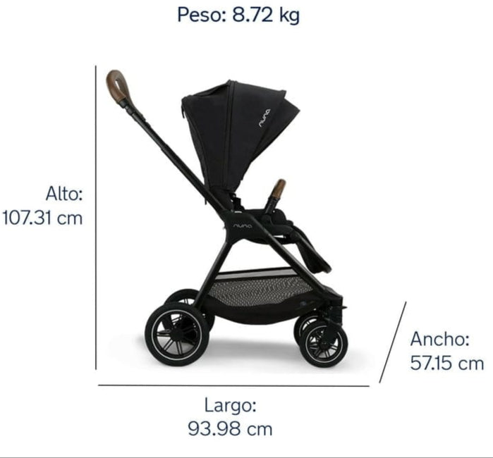Nuna Coche Coche de paseo Triv NEXT W / AD & RC - Nuna NN2200ST16615CVR