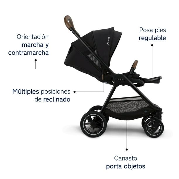 Nuna Coche Coche de paseo Triv NEXT W / AD & RC - Nuna NN2200ST16615CVR