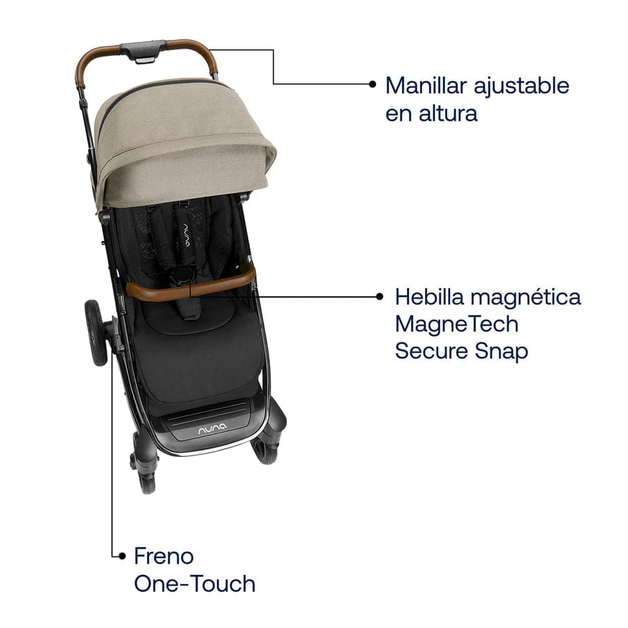 Nuna Coche Coche Paseo Tavo Next Timber - Nuna NN2200ST1440TIMB