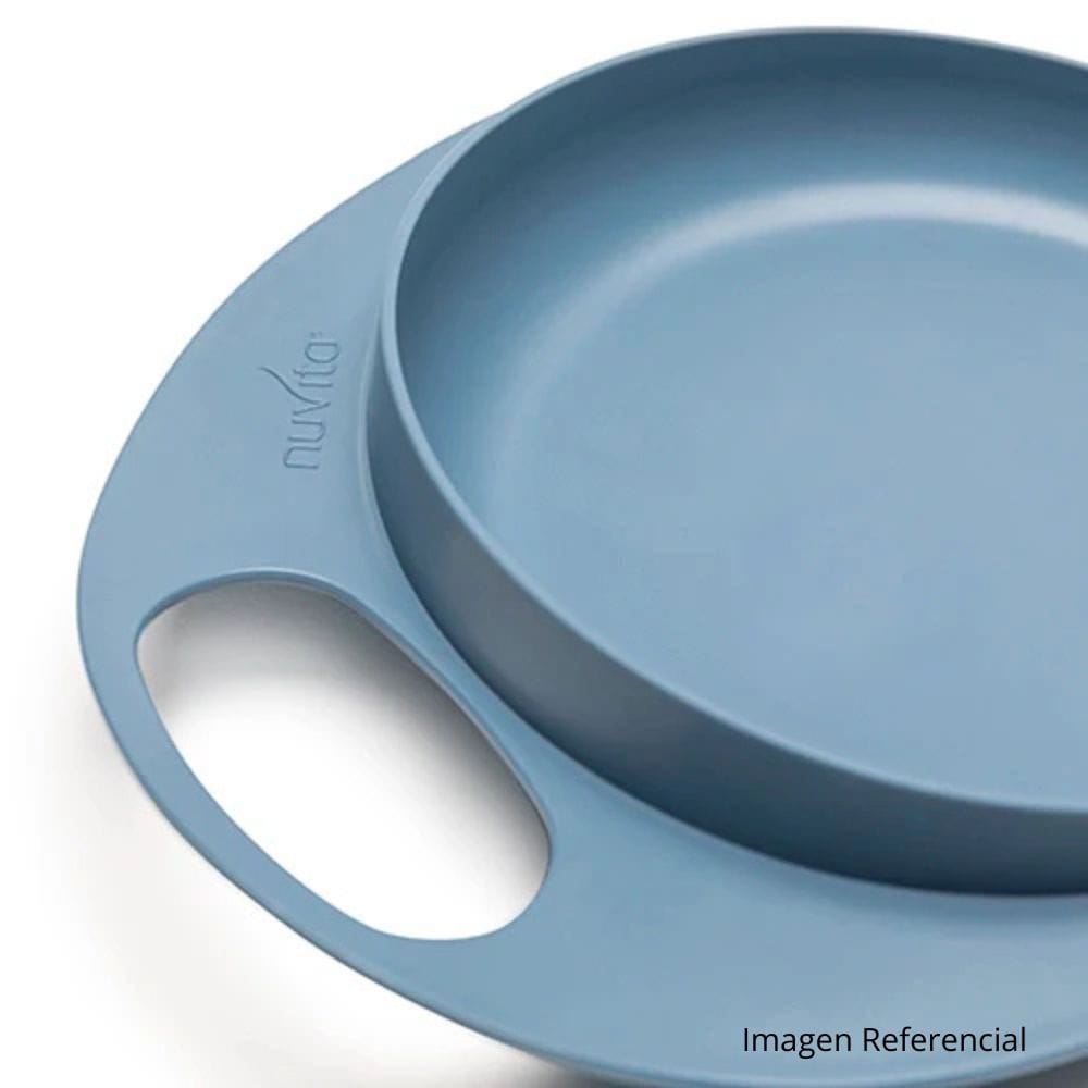 Nuvita Alimentación Set bolw y plato para bebé Easy Eating Sage green - Nuvita NU-PPPL0143