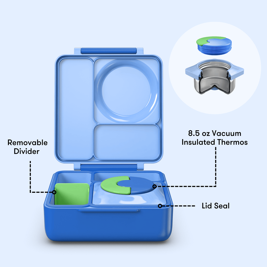 Omie Alimentación Lonchera para almuerzo con termo Isotérmica Sea Blue - Omiebox 66FC15