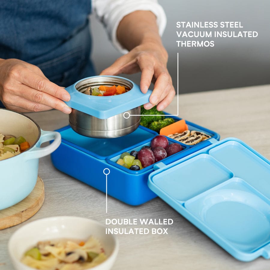Omie Alimentación Lonchera para almuerzo Omiebox Isotérmica Blue Sky - Omiebox V2-66FC05