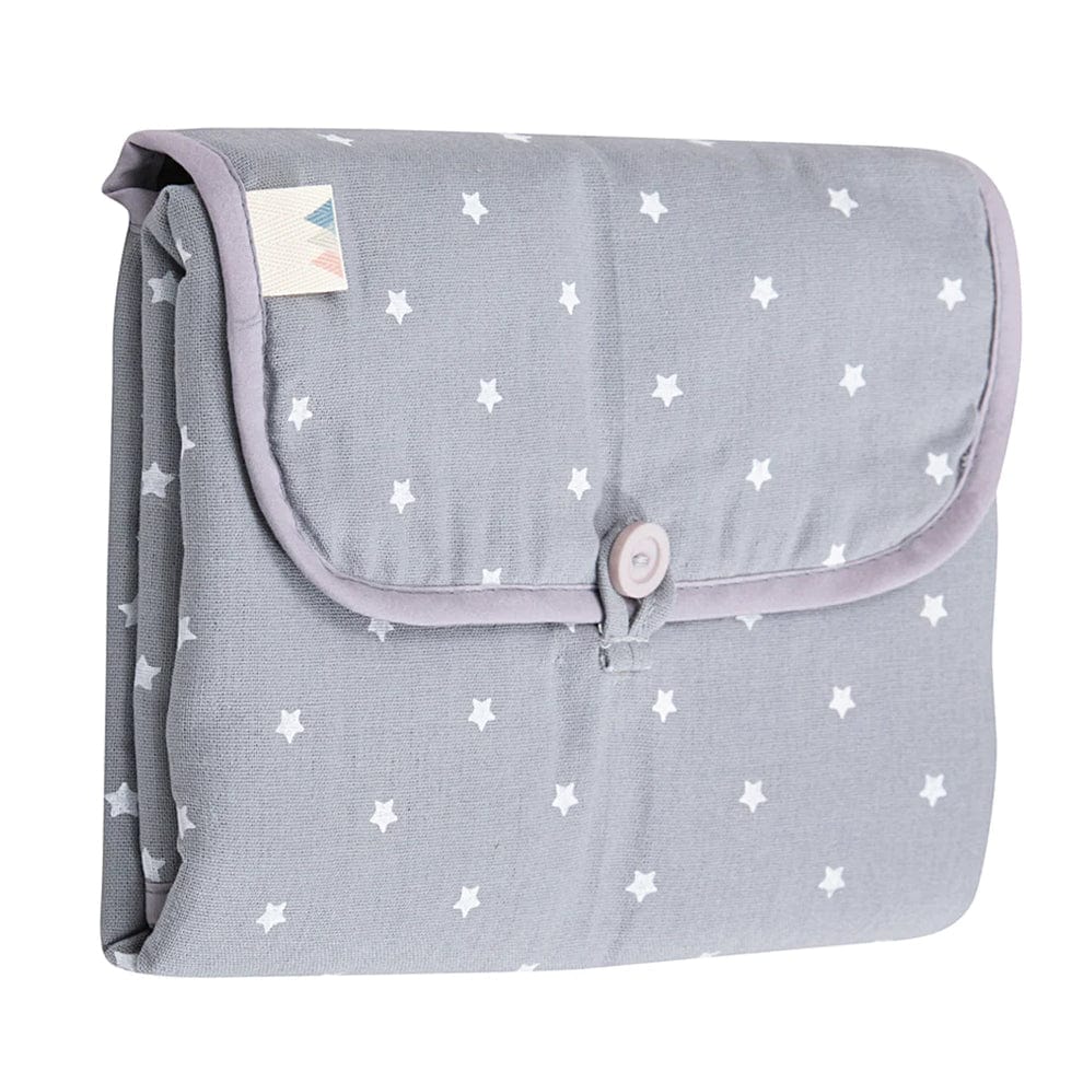 Owi mudadores Mudador Portatil estrellitas fondo gris - Owi MUDADOROWIGRIS