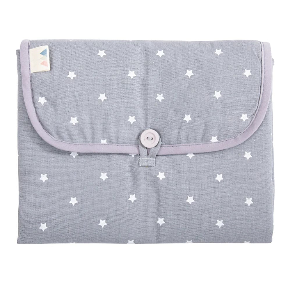 Owi mudadores Mudador Portatil estrellitas fondo gris - Owi MUDADOROWIGRIS