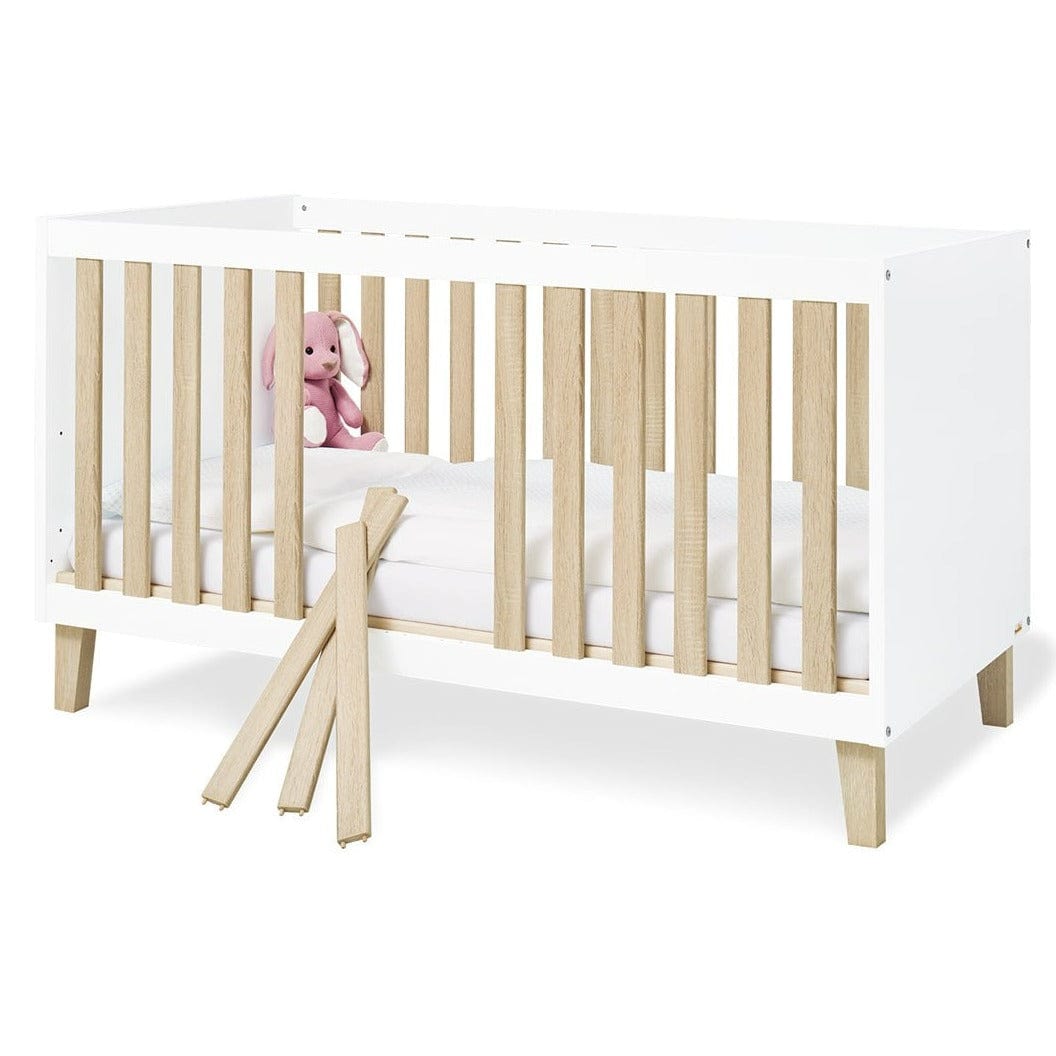 PINOLINO cunas Cuna De Madera Lumi 140 x 70 Con Colchón PL67416085775242