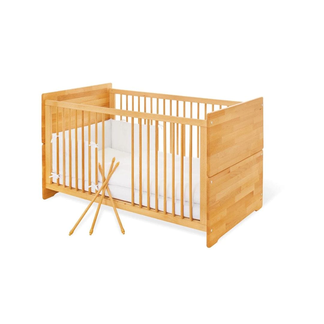 PINOLINO cunas Cuna de madera Natura 140x70 Con Colchon PL67416099348332