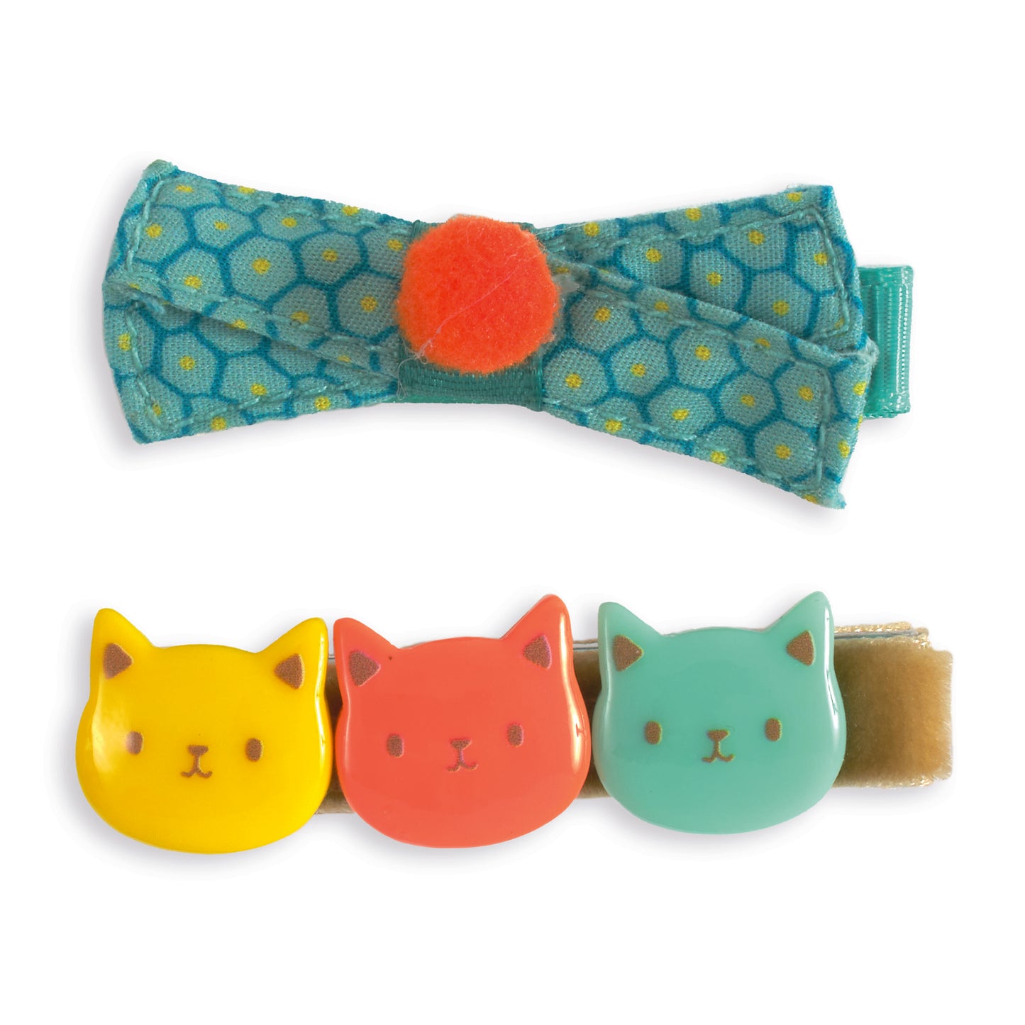 PLUME Arte / Manualidades Set 2 Pinches Cocodrilo Nina – Accesorios Infantiles Djeco DD05745