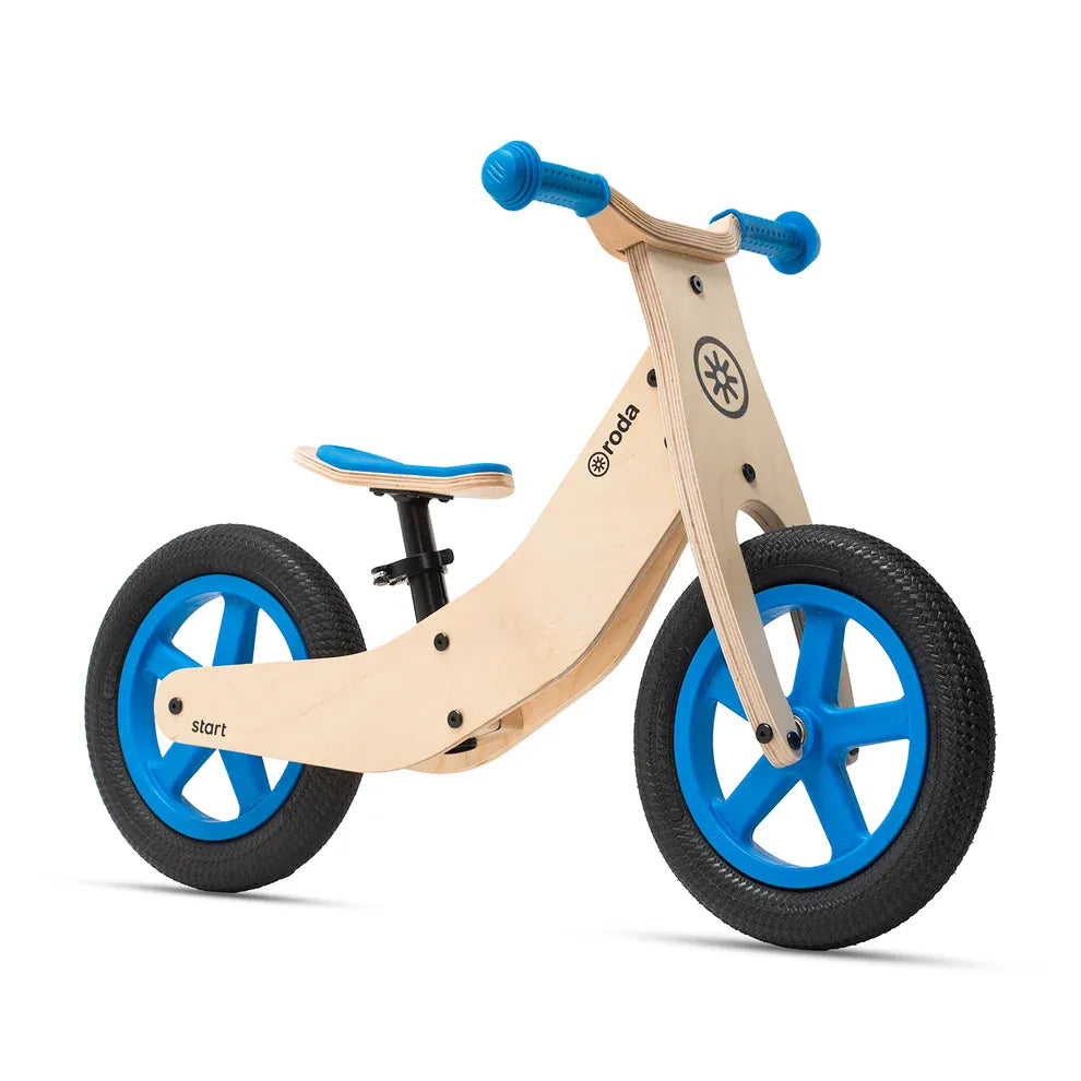 Roda Bicis Bicicleta de Equilibrio de Madera Start Black Aro 12 - Roda 1122