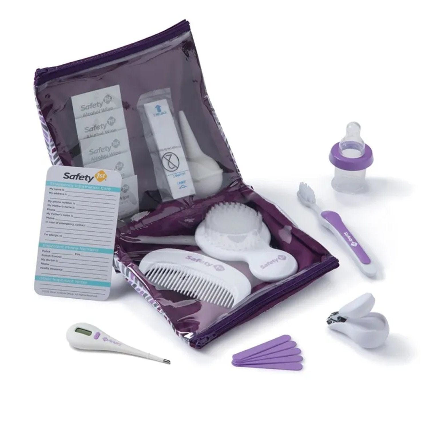 Safety 1st Cuidado Personal Kit de aseo y salud lila - safety 1st 0149B2IH266