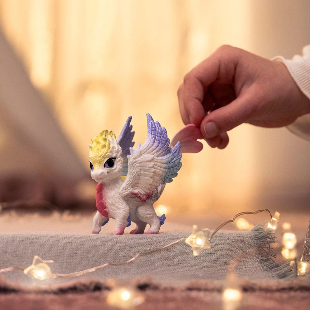 Schleich Animales y Dinosaurios Bebé dragón arcoíris coleccionable Bayala - Schleich SCH70825