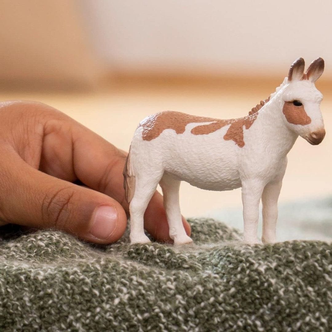 Schleich Animales y Dinosaurios Burro americano con manchas coleccionable- Schleich SCH13961