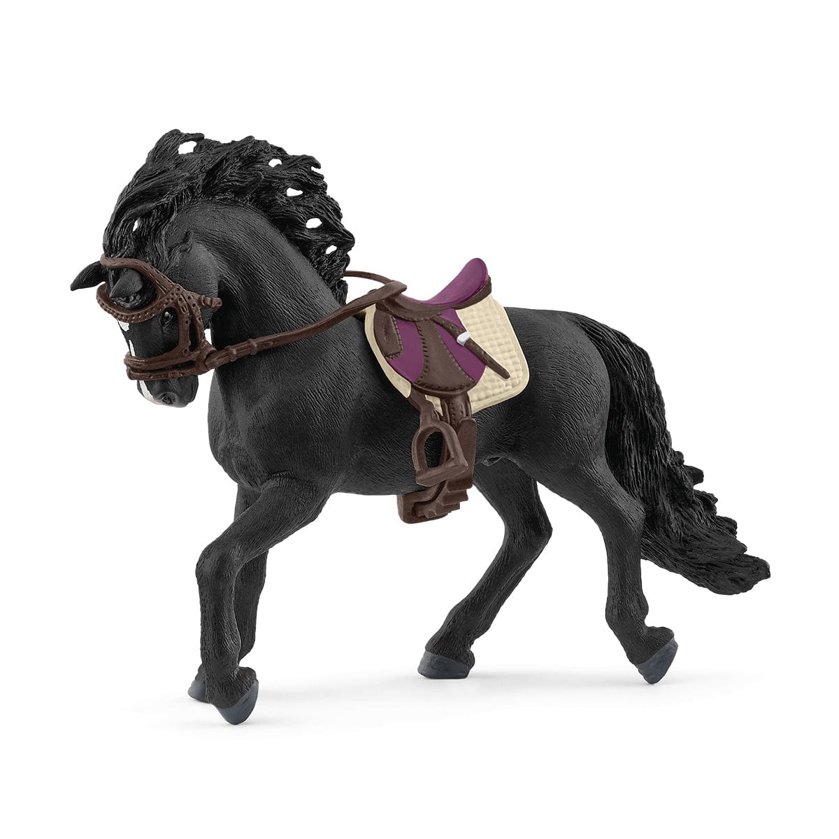 Schleich Animales y Dinosaurios Caballo Semental Pura Raza Española w Acc coleccionable Horse Club - Schleich SCH42707