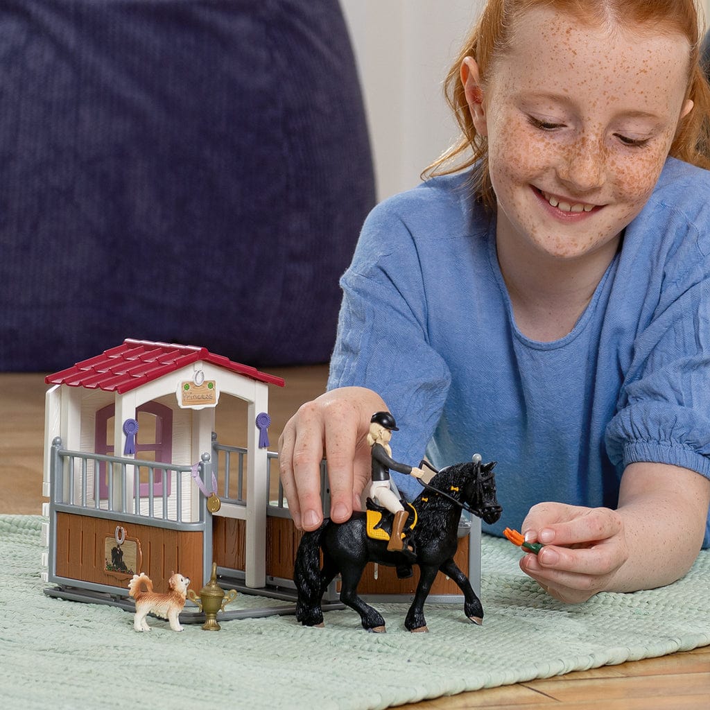 Schleich Animales y Dinosaurios Caja para caballos de Horse Club - Schleich FALTA VIDEO SCH42437
