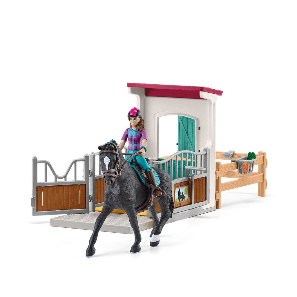 Schleich Animales y Dinosaurios Club para caballos coleccionables con Lisa y Storm - Schleich SCH42709