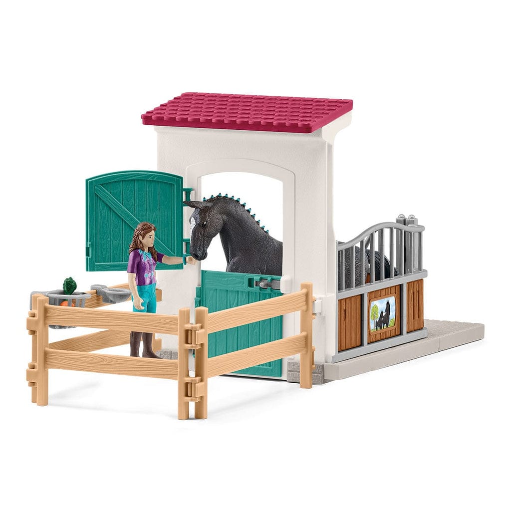 Schleich Animales y Dinosaurios Club para caballos coleccionables con Lisa y Storm - Schleich SCH42709