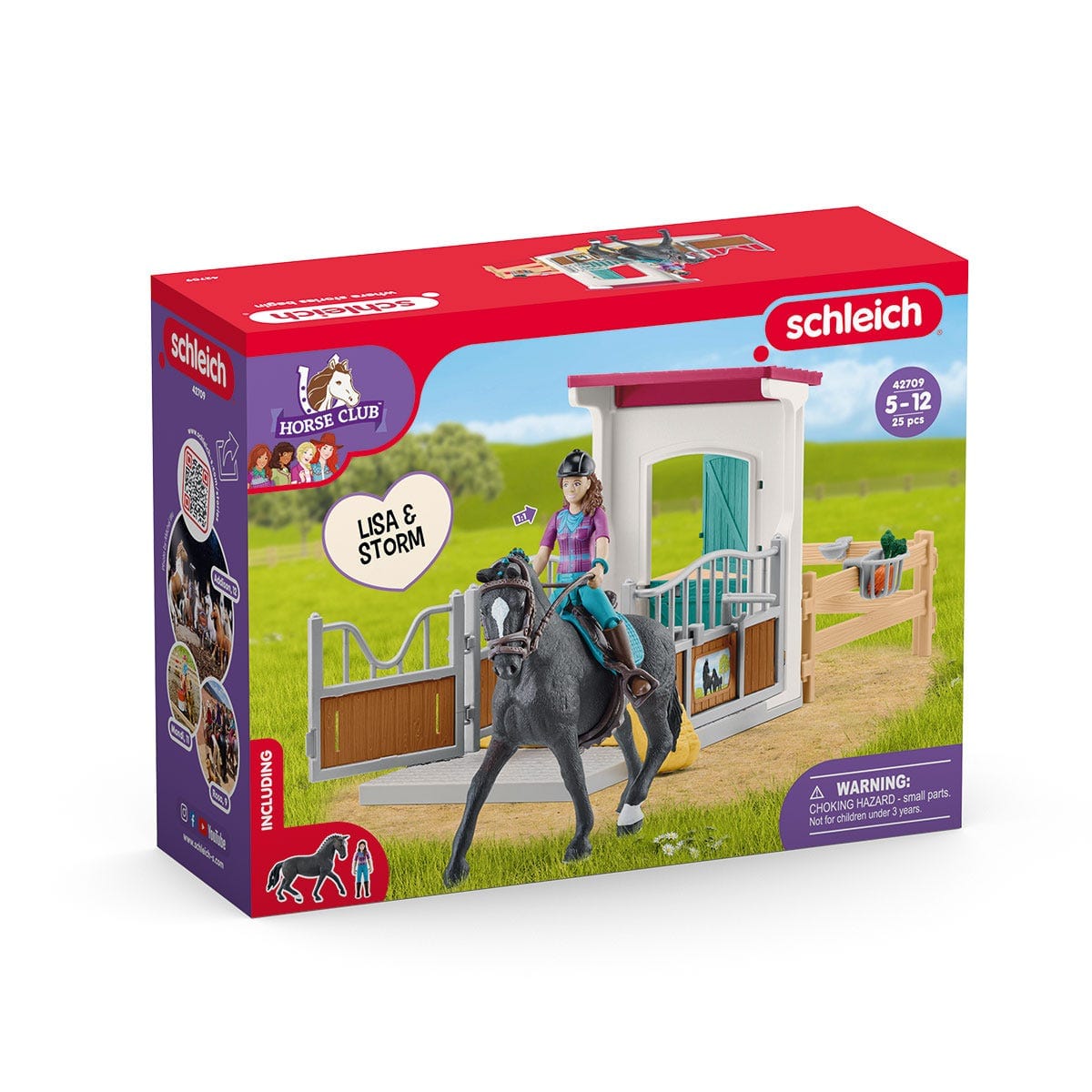 Schleich Animales y Dinosaurios Club para caballos coleccionables con Lisa y Storm - Schleich SCH42709