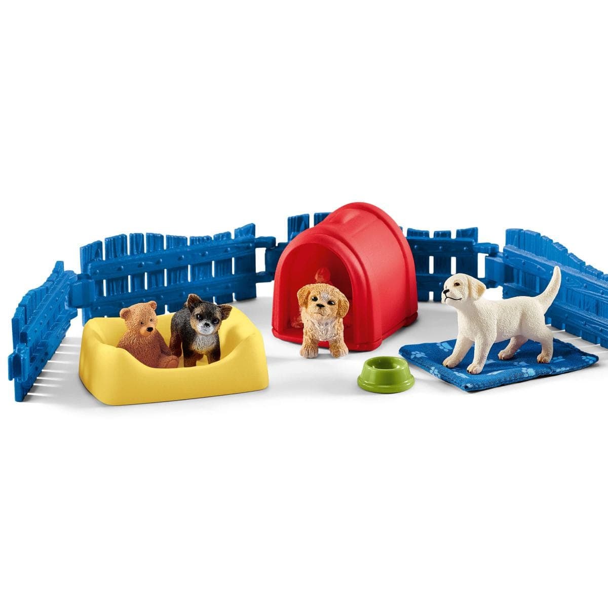 Schleich Animales y Dinosaurios Corral para cachorros coleccionables - Schleich SCH42480