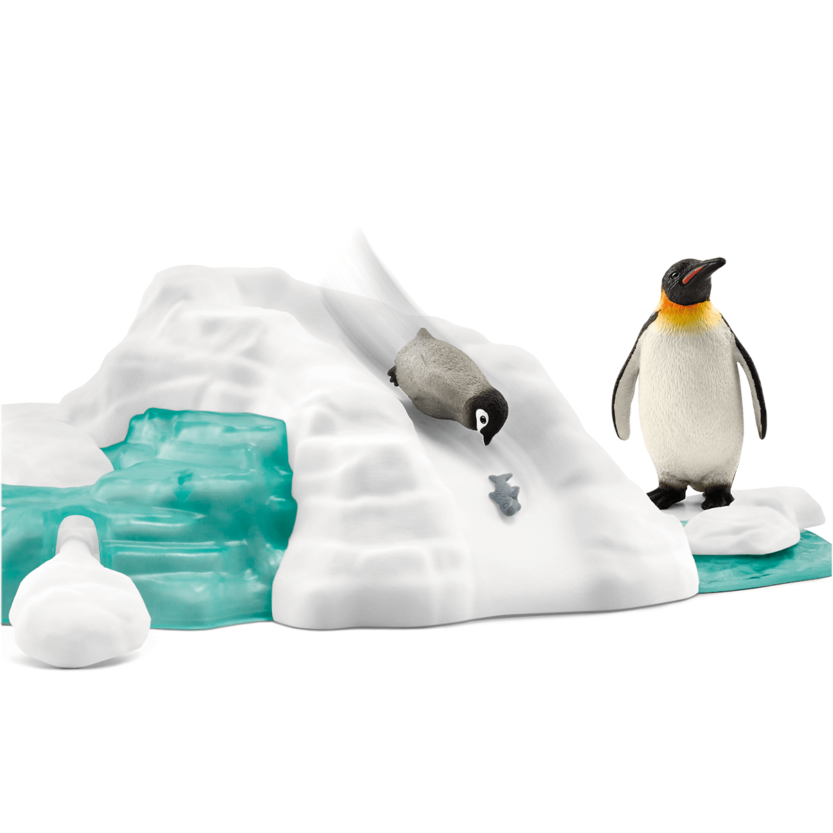 Schleich Animales y Dinosaurios Diversión familiar con pingüinos coleccionable Wild Life - Schleich SCH42661