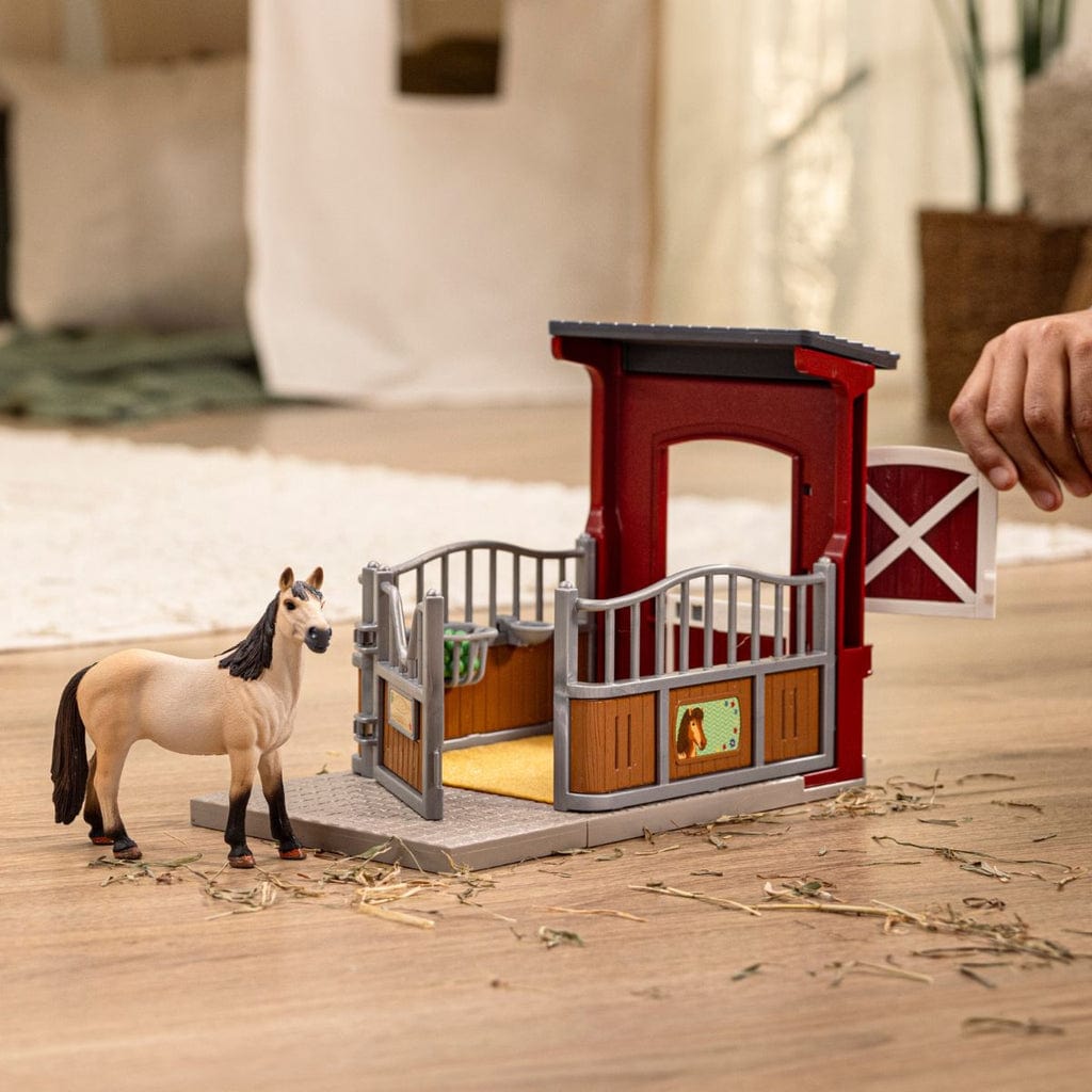 Schleich Animales y Dinosaurios Establo para yegua Mustang coleccionable Horse Club - Schleich SCH42724