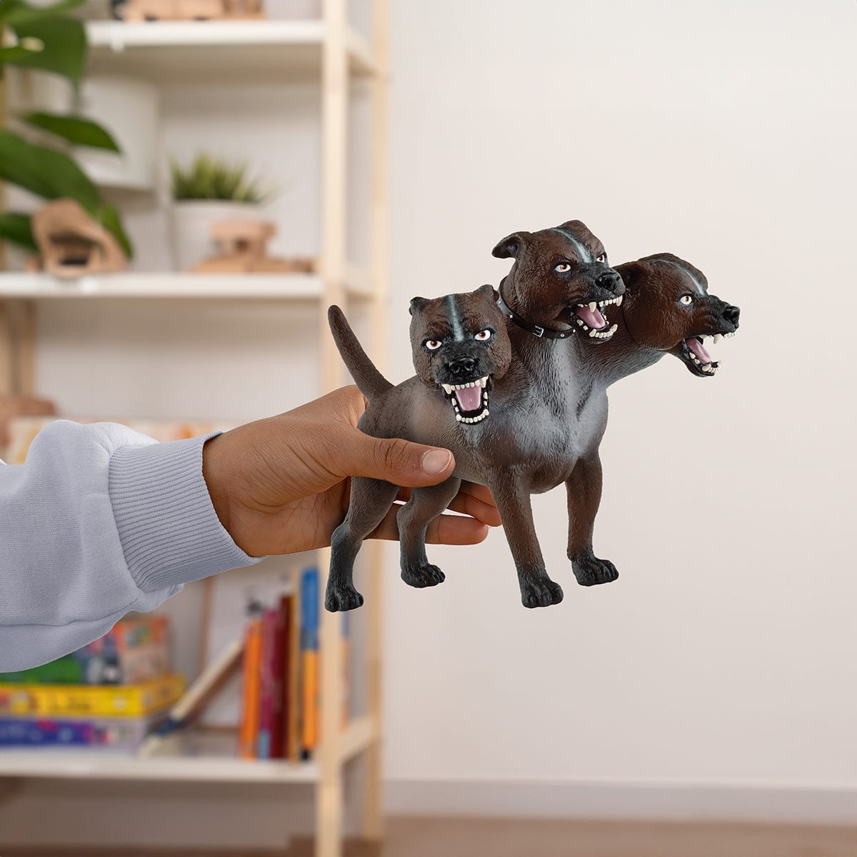 Schleich Animales y Dinosaurios Fluffy / perro de tres cabezas - Schleich SCH13990