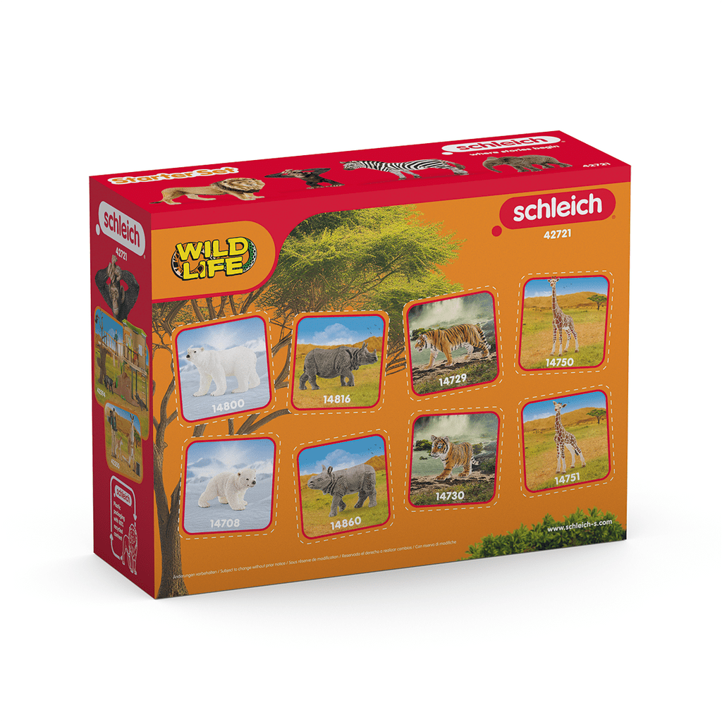 Schleich Animales y Dinosaurios Juego de inicio de vida salvaje África coleccionable - Schleich SCH42721